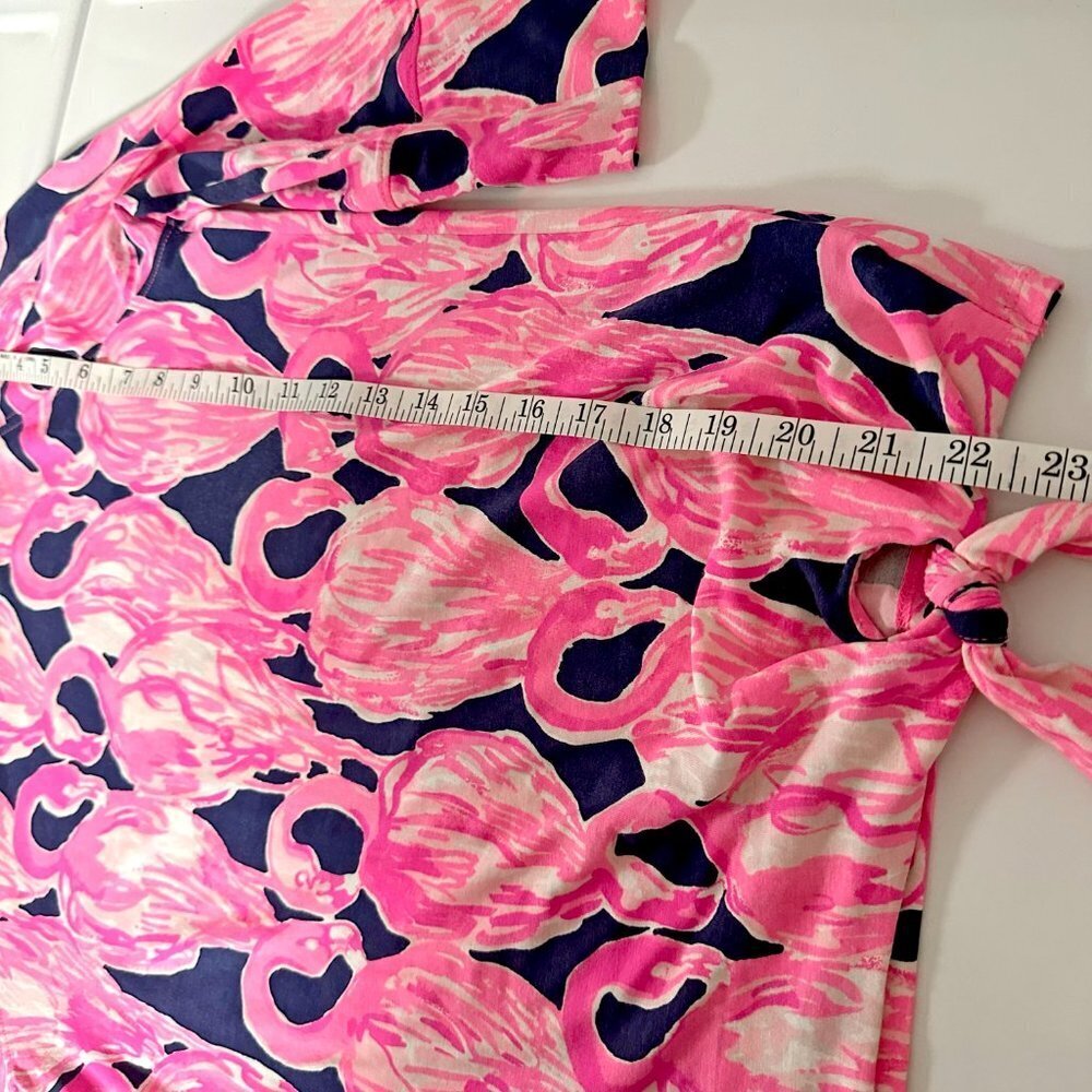 Lilly Pulitzer Waverly Flamingo Top - Picture 9 of 10
